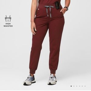 High waisted Zamora scrub pants